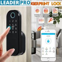 Fingerprint Door Lock Waterproof Outdoor Gate Lock App Wifi Password Passcode Waterproof Rfid Card Keyless Door