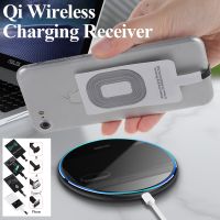 Qi Wireless Charging Receiver Universal Fast Wireless Charger Adapter For Micro USB/Type C/iphone Lightweight Wireless Charging