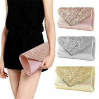 Glitter Glamour Wedding Ladies Party Purse Clutch Bag Handbag