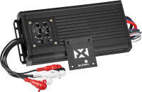 NVX MVPA.4 600W Total RMS 4-Channel Bridgeable Marine-V Series Micro Class D Compact Marine/Powersports/Motorcycle Amplifier | IPX67 Waterproof Rating 600W 4-Channel