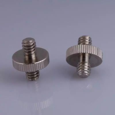 1/4 Male to 1/4 Male Threaded Adapter 1/4 Inch Double Male Screw Adapter Supports Tripod