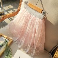 【Girls Skirts】2022 Children Clothing Summer Baby Girl Fluffy Gauze Skirt Short Western Style Bottoms