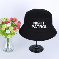 Night Patrol Family Cosplay Love Logo Hat Women Mens Panama Bucket Hat Night Patrol Family Cosplay Design Fishing Fisherman Hat