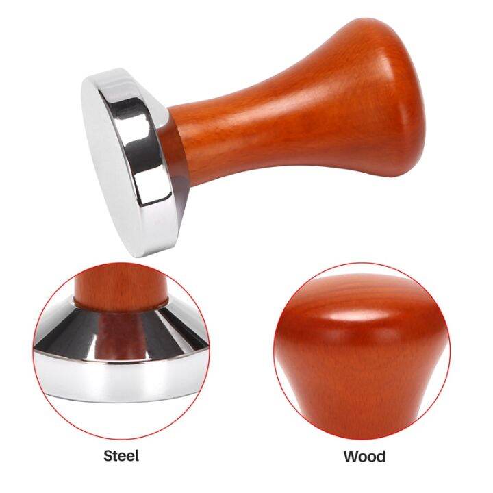 coffee-tamper-wooden-handle-barista-espresso-machine-grinder-51mm-for-coffee-and-espresso-powder-hammer