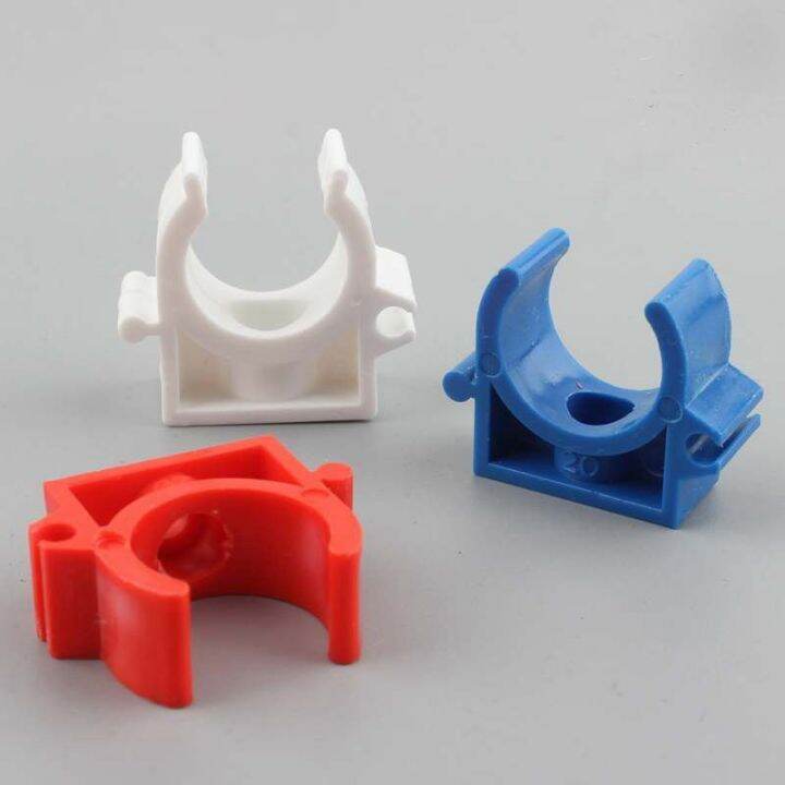 50Pcs 16mm 20mm Diameter PVC Pipe Clamp Connector Plastic Tube Fittings