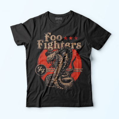 New FashionT-shirt Foo Fighters Rock 100% Cotton Bomber 2023