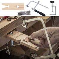 1 Set 3-in-1 Professional Jewelers Saw Set Jewelry Tools Saw Frame 144 Blades Wooden Pin Clamp Wood Metal Jewelry Toos