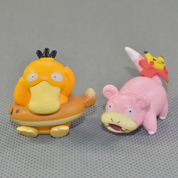 6ชิ้นโปเกมอน-pikachu-กลายเป็น-eevee-ถึงเป็ด-slowpoke-megaman-อะนิเมะตัวเลขเค้กตกแต่ง-gashapon-รุ่นของเล่นของขวัญวันเกิด