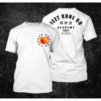 2023 newjeet Kune Do Academy เสื้อยืดผู้ชายแขนสั้น T เสื้อ hip hop Tees Tops Harajuku streetwear