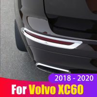 สำหรับวอลโว่ XC60 2018 2019 2020รถร่างกายตรวจจับ ABS โครเมี่ยมตัดกลับหางด้านหลังไฟตัดหมอกปกโคมไฟกรอบสติ๊กเกอร์อุปกรณ์เสริม