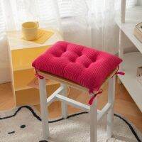 Spot parcel post Cushion Lace-up Thickened Four Seasons Plush Student Classroom Bench Rectangular Chair Cushion Soft Office Dining Chair Cushion