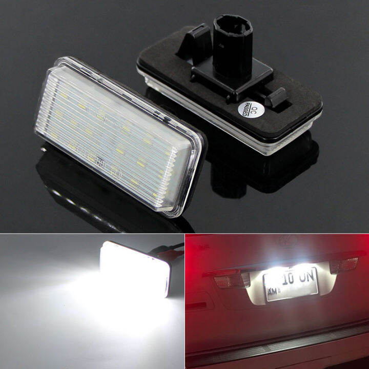 Pair Error Free LED Car Number License Plate Light For Toyota Land