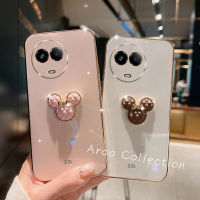 เคสโทรศัพท์ Realme11 4G 5G Phone Case เคส Realme C51 Realme 11 NFC ลดพิเศษชุบสีลูกอมด้วยไฟฟ้าฝาครอบป้องกันเลนส์แบบนิ่มพร้อม2023ตุ๊กตาสามมิติที่สง่างาม