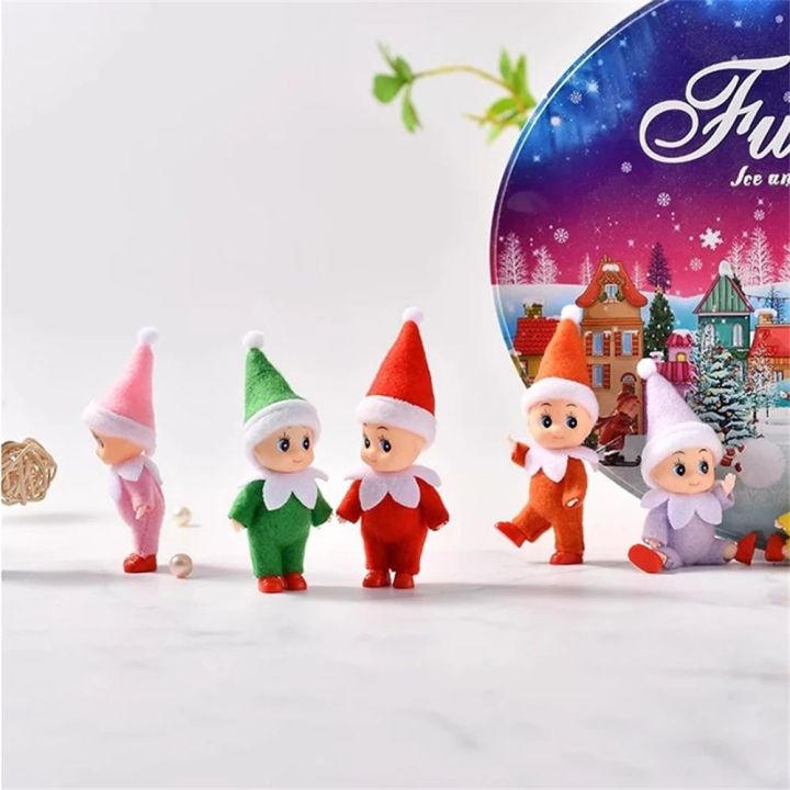 fan-si-childrens-gifts-mini-doll-figures-christmas-gift-doll-toys-movable-simulation-elf-doll-christmas-elf-babies-elf-babies-doll-felt-doll-toy