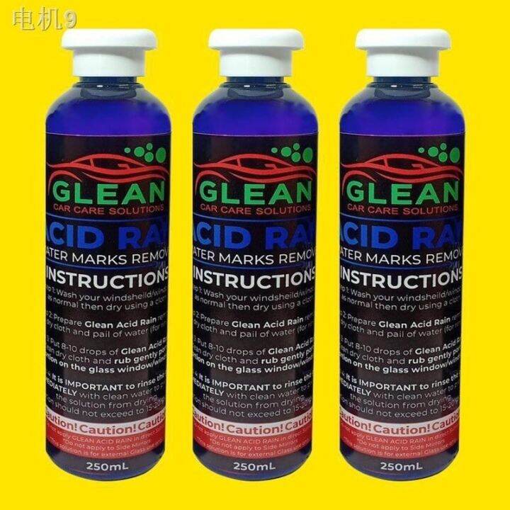 GLEAN Acid rain remover with free towel 250ml Lazada PH