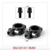 2 Pcs รถจักรยานยนต์ Handle Bar Mirror Mount Holder กระจกมองหลัง Handlebar Mirror Clamp สำหรับ Kawasaki Suzuki BMW และรุ่นอื่นๆอีกมากมาย