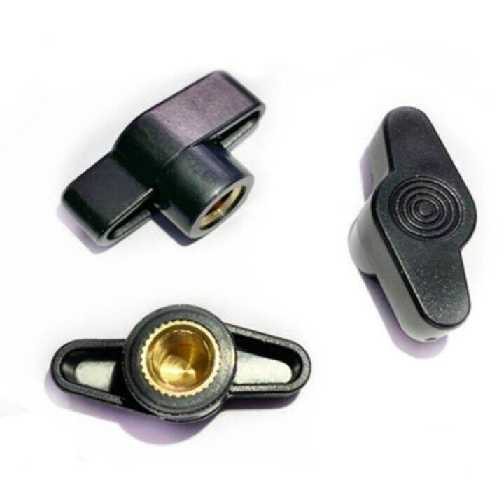 2/5Pcs M4 M5 M6 M8 M10 Plum Bakelite Hand Tighten Nuts Butterfly