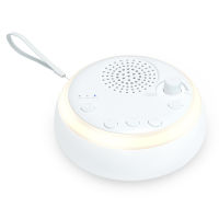 เครื่องเสียงสีขาว Mini Baby Sleep Machine Built-In Night Light 16 Soothing Sounds 153060 Min Timer สำหรับเด็กทารกผู้ใหญ่