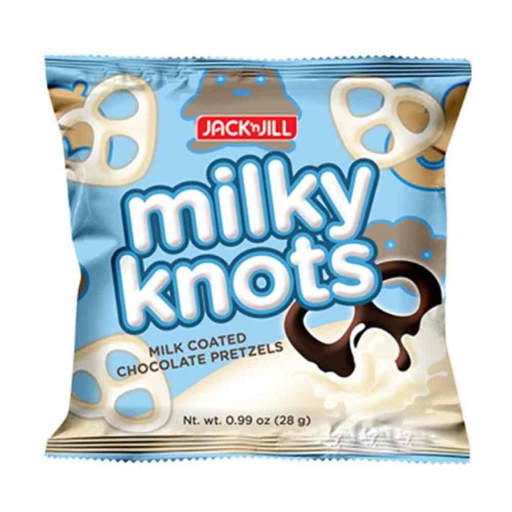 28g Jack N Jill Milky Knots Milk Coated Chocolate Pretzels Lazada PH