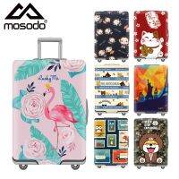 [Koala Travel] Mosodo กระเป๋าเคสป้องกันกระเป๋าเดินทางผ้าคลุมกันฝุ่นกระเป๋าเดินทางกระเป๋ายางยืดหนาขึ้นใช้ได้กับกระเป๋าเดินทางขนาด19-32นิ้ว