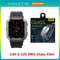 Glass Protective Film for AMAZTIM C20 PRO Smartwatch Screen Protectors Tempered Glass Film for Smart Watch Men Screen Protector Pipe Fittings  Accesso