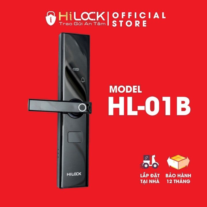 Khóa cửa vân tay HL01B sở hữu thiết kế đẹp mắt và chức năng thông minh, giúp bạn cảm thấy an tâm và tự tin khi bước vào nhà mà không phải mang theo chìa khóa.