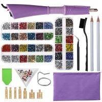 【CW】 New Hot Rhinestone Set/ US or Rhinestones Applicator Set / Flatback Iron-on Wand Heat-fix Gun