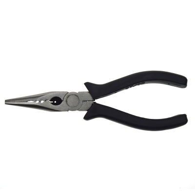 6 inch Pointed Nosed Plier Long Flat Nose Pliers Sharp Nose Nipper Plier Wire Strippers Cable Cutting Shears B0011