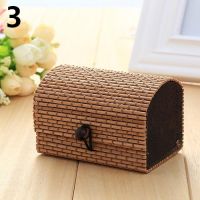 ✔ POP ITEM! Creative Bamboo Wooden High Capacity Case Cute Jewelry Box Storage Organizer