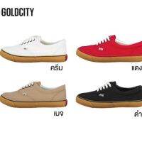 GOLDCITY รุ่น ERA-501  4 สี Size37-45 รองเท้าผ้าใบวินเทจพื้นยางพาราเท่ห์สุุดๆไม่มีสะดุด