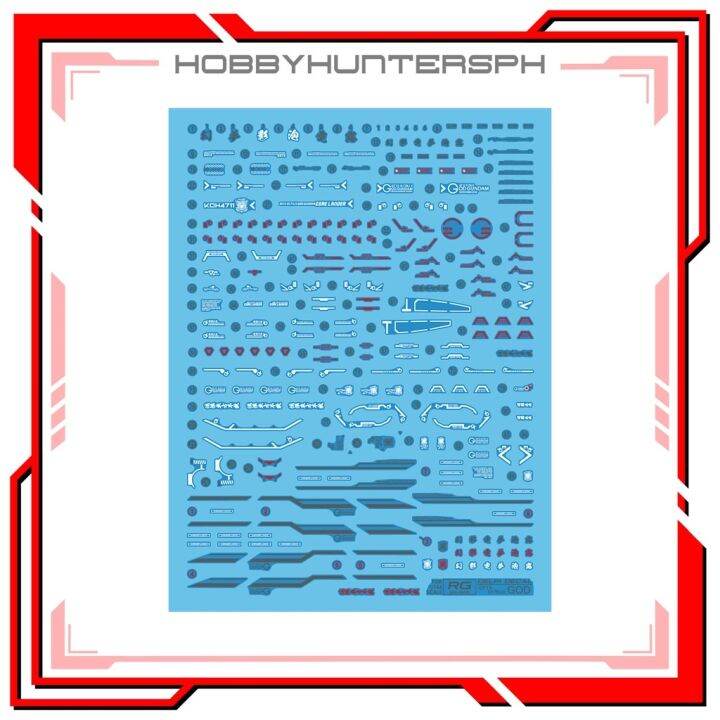 Delpi Decal RG God Gundam Waterslide Decal Lazada PH