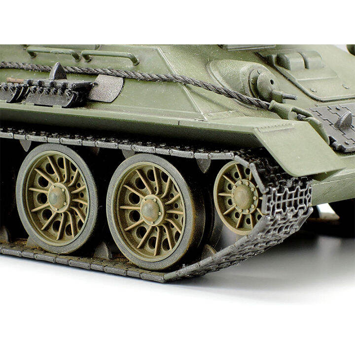 tamiya-32599-148รัสเซียขนาดกลางถัง-t-34-85ประกอบรุ่นอาคารชุดของเล่นพลาสติกสำหรับกันดั้มชุดงานอดิเรกคอลเลกชัน