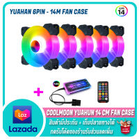 ชุดพัดลมเคส ✨ COOLMOON Yuhuan RGB Fan Case 14 CM.