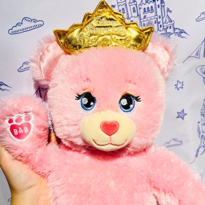 ตุ๊กตาเจ้าหญิง-บิ้วอะแบร์-รุ่นเจ้าหญิงมงกุฎทอง-build-a-bear-workshop-สินค้ามือสองสภาพใหม่จากอเมริกา