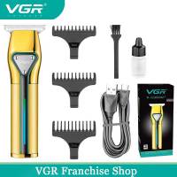 VGR ผม Trimmer Professional เครื่องตัดผมแบบชาร์จผม Clipper ไร้สายตัดผม Bald Head Trimmer สำหรับผู้ชาย V-960