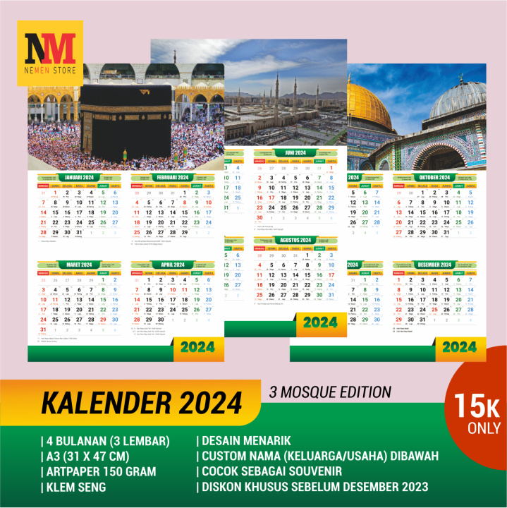 Kalender 2024 lengkap kalender dinding 2024 kalender tahun 2024