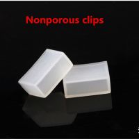 50pcs Silicon tube IP67 Silicon clip 2 /4 porous/Nonporous end caps use for Waterproof IP67 5050 WS2812 2811 led strip light