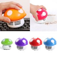 ✙○ Mini Vacuum Cleaner 6 Colors Cute Mini Mushroom Corner Desk Table Dust Vacuum Cleaner For Car Home Computer Sweeper