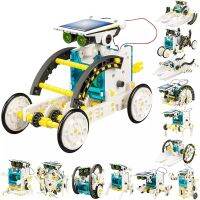 Robot Kit 13 in 1 Educational DIY Assembly Creation Toy Science Solar Powered STEM Building Sets for Children