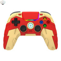 HK Wireless Gamepad ที่จับเกมที่รองรับบลูทูธเข้ากันได้สำหรับ Iron Man PS4/PS3 Ios13.0หรือสูงกว่าระบบ Pc