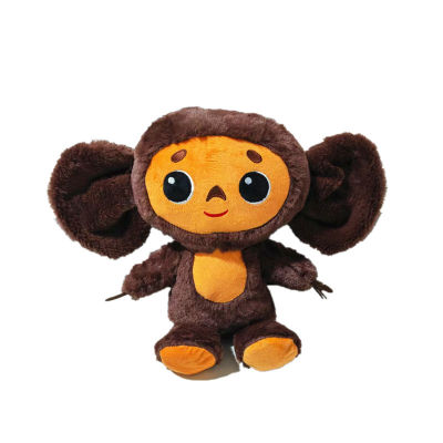 （HOT) สินค้าใหม่ข้ามพรมแดน Cheburashka Monkey Plush ตุ๊กตาของเล่นตุ๊กตาลิงหูใหญ่