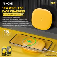 WEKOME 15W Wireless Charger Type C Fast Charging Adapter Desktop Pad Support QC 2.0 3.0 For IPhone Samsung Pixel LG Airpods