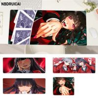 Anime Kakegurui Mousepad แผ่นรองเมาส์เกมโปรดแผ่นรองแป้นพิมพ์สำหรับแฟนของขวัญขนาด