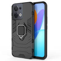 เคส  OPPO Reno8 Case ชุดเกราะกันกระแทก Slim Rugged Hybrid Hard Plastic + Tpu Bracket Magnet 360 Ring Holder ฝาหลัง