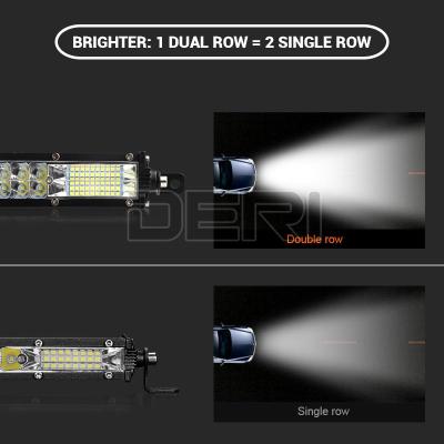 Ultra Slim LED Light Bar 10 inch 20 Inch Dual Row led bar Combo Beam work lamp Driving Lights for Auto Jeep off road 4x4 12V 24V