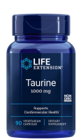 Life Extension  Taurine 1000 mg / 90 Vegetarian Capsules