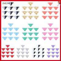 ZHEZHE 20pcs(10sets) สร้อยคอ เสน่ห์ พบเครื่องประดับ ลูกปัด สร้อยข้อมือคู่ ตัวล็อกสายเชื่อมต่อ รักสุดหัวใจ หัวเข็มขัดแม่เหล็ก