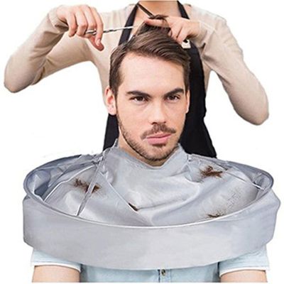 Adult Hair Cutting Umbrella Cape DIY Hair Cutting Apron Salon Barber Home Stylists Hair Cutting Coat Cloak Barber Hair Accessory Aprons