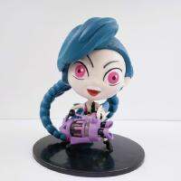 10ซม. ตำนานลีกของฟิกเกอร์ Arcane Jinx Vi Q Versi อนิเมะ Lucu Karter Mini Boneka Dewasa Mainan Hadiah An-An