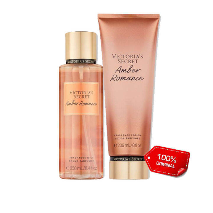 BEST SELLER Original VS AMBER ROMANCE Fragrance Set - Mist 250mL ...